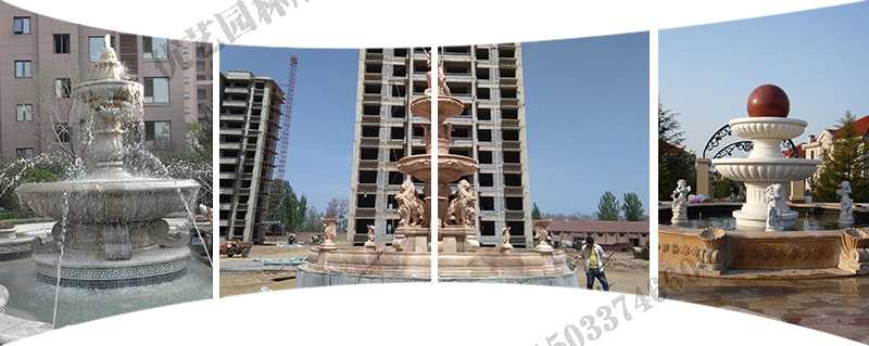 大型噴泉安裝，石雕噴泉定制，曲陽噴泉廠家